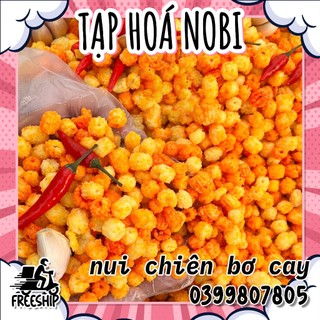 Nui chiên giòn sấy bơ cay, ăn vặt tuổi thơ