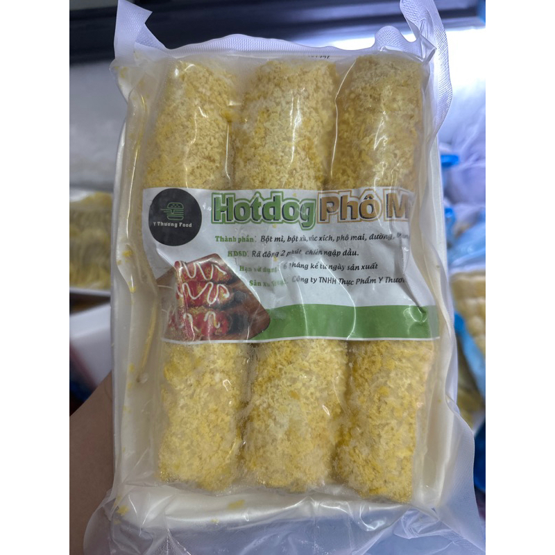 HOTDOG PHÔ MAI XÚC XÍCH KIỂU HÀN QUỐC 500G/6CÁI