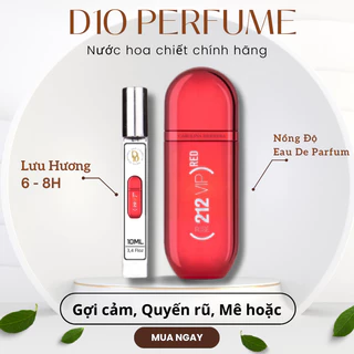 Nước hoa nữ ᴄᴀʀᴏʟɪɴᴀ ʜᴇʀʀᴇʀᴀ 𝟸𝟷𝟸 ᴠɪᴘ ʀᴏsᴇ 10ml thơm lâu Gợi cảm, quyến rũ, mê hoặc D10 Perfume