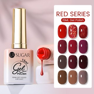 Ur sugar gel sơn móng tay 15ml sơn gel uv sơn móng tay gel sơn gel đỏ đỏ sơn gel nail sơn móng