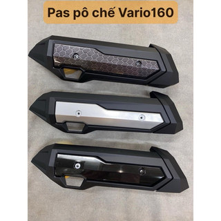 Ốp pô che pô xe vario 160, sh việt 2020->2024 kiểu adv