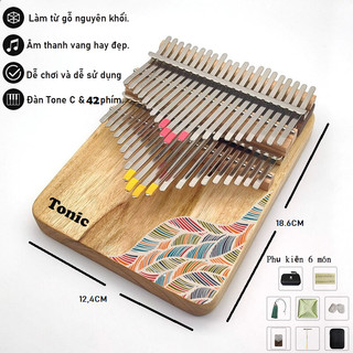 Đàn kalimba 42 phím nghệ thuật âm thanh GỖ Rosewood Hàng chính hãng  Giày lười