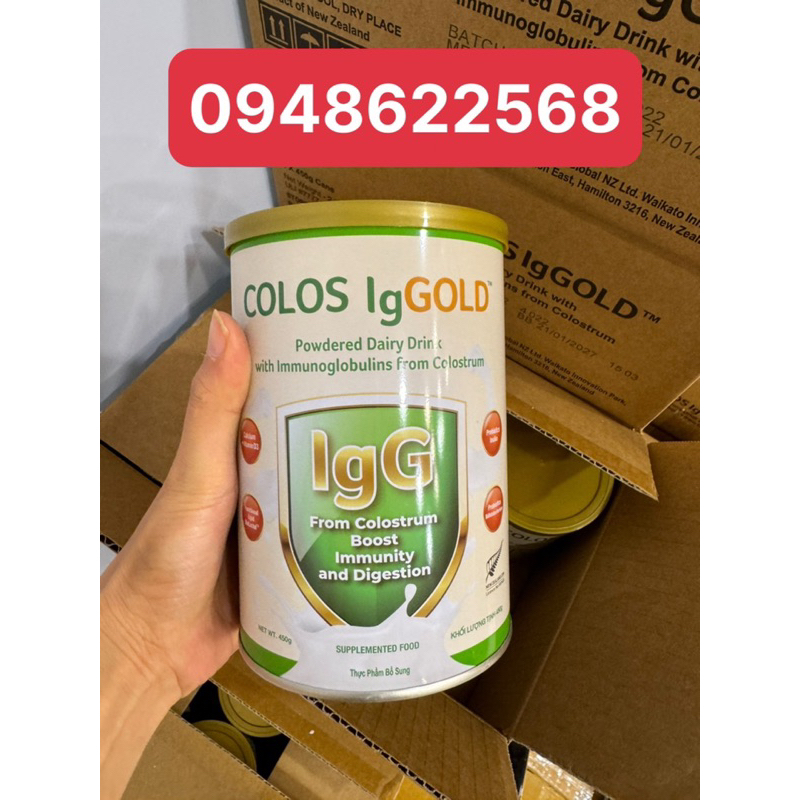 Sữa non Colos IgGold - Alpha lipid New Zealand 450g.