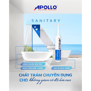 Keo silicone chống nấm mốc chống ố màu A600 APOLLO