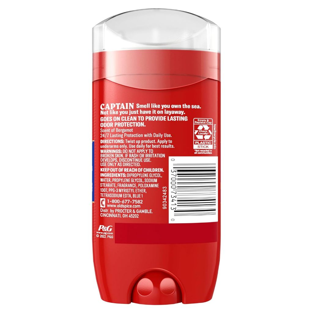 Lăn Sáp Khử Mùi Old Spice Red Collection CAPTAIN 85Gr