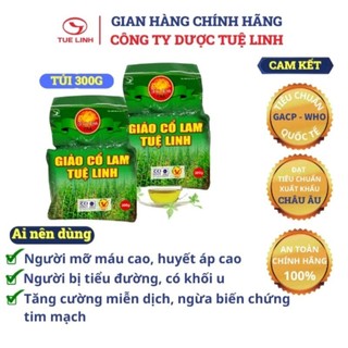 Trà giảo cổ lam 300gram _ tuệ linh _ món quà quý cho người tiểu đường, mỡ máu.