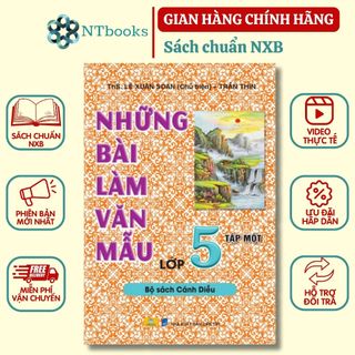 Sách - những bài làm văn mẫu lớp 5 tập 1 - cánh diều