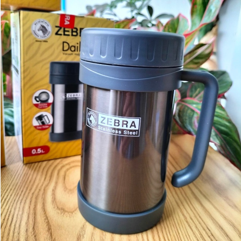 Ca giữ nhiệt inox Zebra có quai Zebra 112901 0.5L