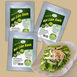 Bột cốm xanh 20g dùng tạo màu trong nấu chè, nấu xôi