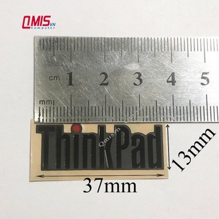 (37mm*13mm) 01 logo Thinkpad màu đen, Lenovo Thinkpad X1 Carbon