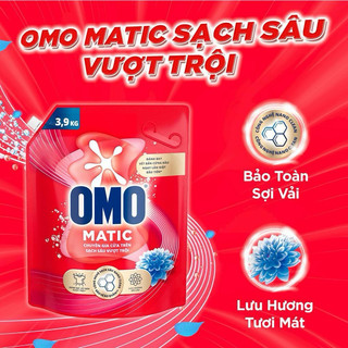 NƯỚC GIẶT OMO MATIC 3,7kg- 3,9 kg  (máy giặt cửa trên)