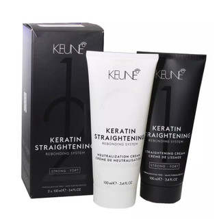 Kem duỗi tóc cao cấp KEUNE Keratin Straightening Rebonding System 100mlx2