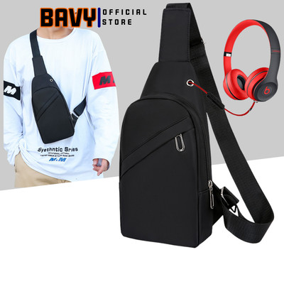 Túi đeo chéo, đeo ngực nam vải canvas mini đi chơi chống nước nhỏ gọn thời trang Ba Vy FASHION TĐC34