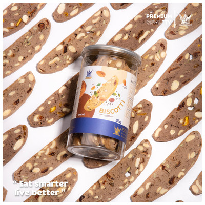 BÁNH BISCOTTI CA CAO 250G – BÁNH ĂN KIÊNG KHÔNG ĐƯỜNG | VUA YẾN MẠCH