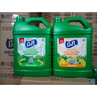 #nước rửa chén girrt hương chanh và trà chanh đậm đặc can 3,8kg