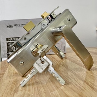 Khoá tay gạt Huy Hoàng Ex (thông phòng) khóa cửa gỗ Huy Hoàng TNSS 5810