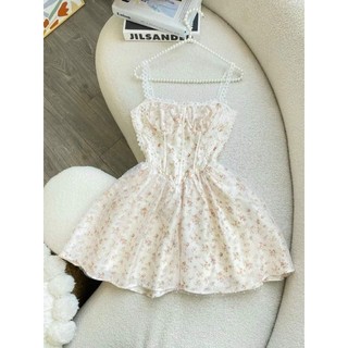 ĐẦM 2S HOA XOÈ VIỀN REN 3M
