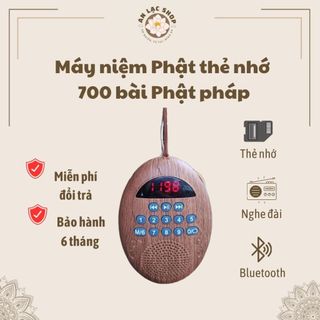 Loa L65 Máy Niệm Phật Mini Có Dây Sạc, Máy Nghe Kinh Tụng Phật Kèm Thẻ Nhớ 8GB, Máy Nghe Giảng Pháp Có Kết Nối Bluetooth