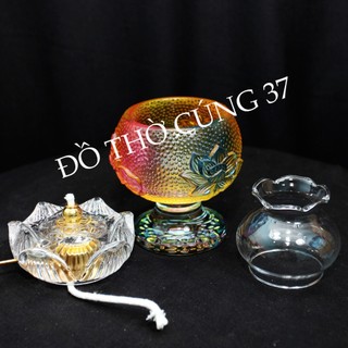 Đèn dầu lưu ly thủy tinh 169
