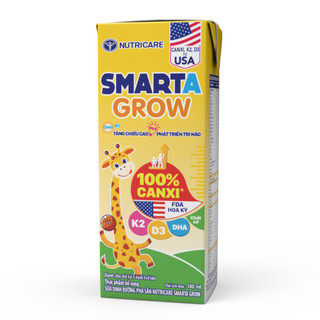Sữa nước pha sẵn Smarta Grow 110ml, 180ml (lốc 4 hộp)