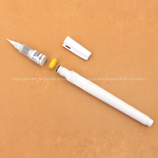 [DA ĐEN] Bút Brush Mực Trắng Kuretake Zig White