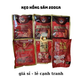 Kẹo hồng sâm vitamin hàn quốc 200g