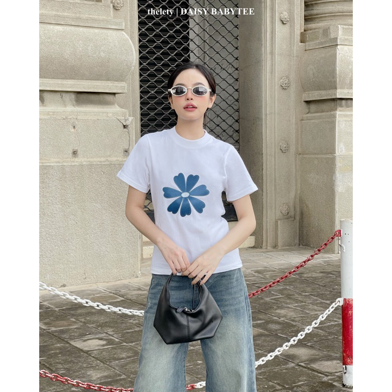 Áo Babytee Hoa Daisy “DAISY BABYTEE” | 𝐭𝐡𝐞𝐥𝐞𝐭𝐲