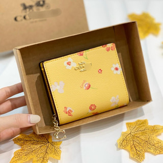 Ví C🅾️Ach - Snap Wallet In Signature Canvas – Shopsakê