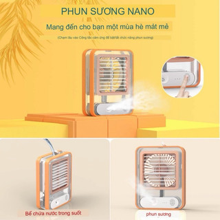 Quạt Điều Hòa Tích Điện Mini - Quạt Điều Hòa Nano - Hàng xả kho mỗi mẫu còn ít
