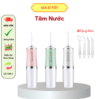 Combo Máy tăm nước cao cấp + tặng kèm vòi vệ sinh răng miệng MS01