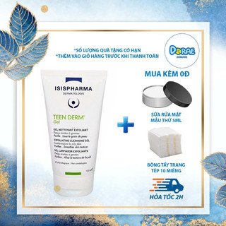 ✅[Hàng Auth_Giá Sỉ] Gel rửa mặt, giảm nhờn, ngừa mụn ISIS Pharma Teen Derm Gel 150ml