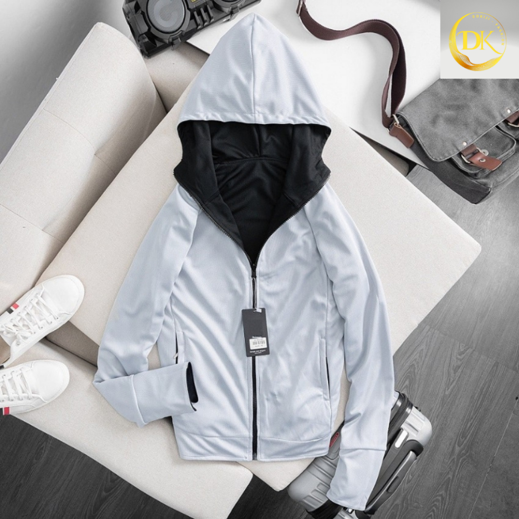Áo khoác chống nắng nam nữ 2 lớp mặc được 2 mặt chất vải thun thông hơi có giãn 4 chiều- ROSE GOLD | BigBuy360 - bigbuy360.vn
