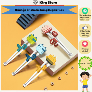 Đũa tập gắp hãng HeugoKids đũa dành cho bé từ 2 tuổi rèn luyện tính tự lập tự giác trong bữa ăn