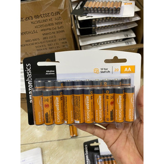 Pin kiềm alkeline aa / aaa 1.5v hãng amazon basics date 2033