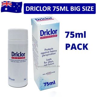 Driclor 75ml của anh - lăn khử mùi mồ hôi tay chân nách