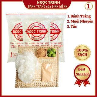 Bánh Tráng Muối Nhuyễn Cao Cấp (Túi 280g) Đẳng Cấp Bánh Tráng Thượng Hạng
