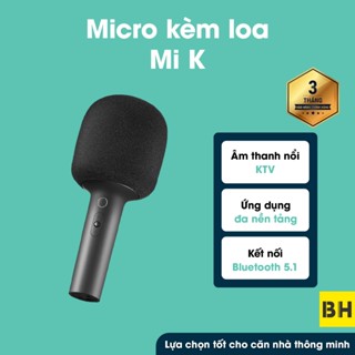 Mic Karaoke Xiaomi Kết Hợp Loa Bluetooth 5.1 Kết Nối Chip DSP Âm Thanh Nổi Khử Tiếng Ồn 2500mAh
