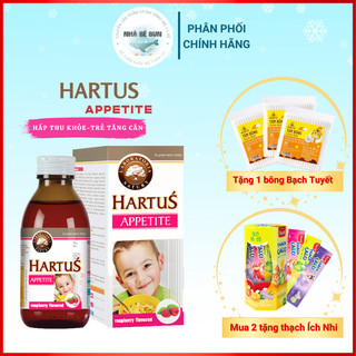 Siro ăn ngon cho bé Hartus Appetite, cải thiện chứng biếng ăn, giúp trẻ tăng cân và phát triển