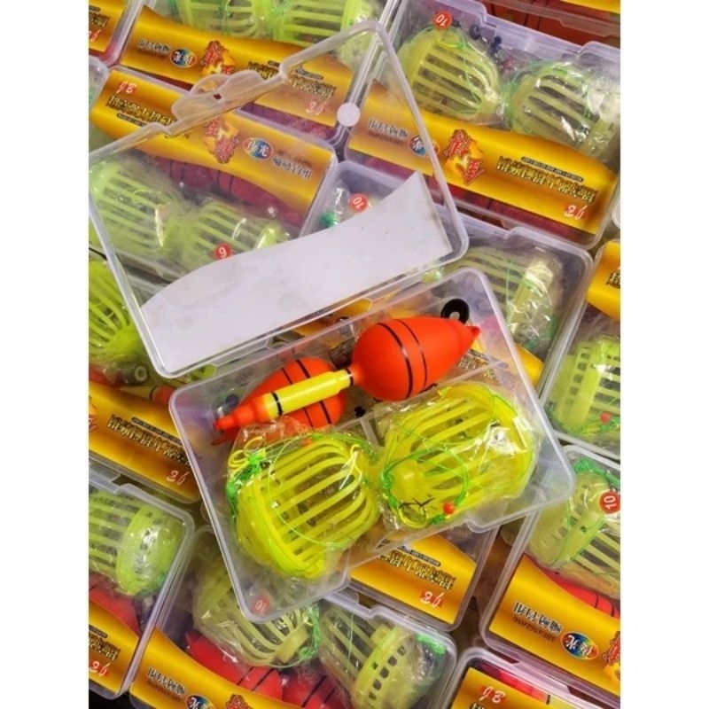 Hộp 2 Bộ Lăng Xê Câu Mè/Bom Mè Dạ Quang Loại Tốt