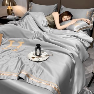 Chăn Ga Lụa Cao Cấp, Chăn Ga Lụa Tencel, Chăn ga Lụa Lạnh, Chăn Ga lụa Mát, Chăn Ga Lụa Satine H-Luxury by Leotex