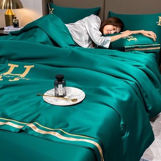 Chăn Ga Lụa Cao Cấp, Chăn Ga Lụa Tencel, Chăn ga Lụa Lạnh, Chăn Ga lụa Mát, Chăn Ga Lụa Satine H-Luxury by Leotex