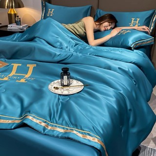 Chăn Ga Lụa Cao Cấp, Chăn Ga Lụa Tencel, Chăn ga Lụa Lạnh, Chăn Ga lụa Mát, Chăn Ga Lụa Satine H-Luxury by Leotex