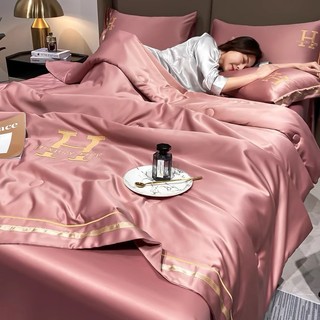 Chăn Ga Lụa Cao Cấp, Chăn Ga Lụa Tencel, Chăn ga Lụa Lạnh, Chăn Ga lụa Mát, Chăn Ga Lụa Satine H-Luxury by Leotex