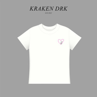 Áo thun nữ form baby tee " basic love cat " - Kraken Drk