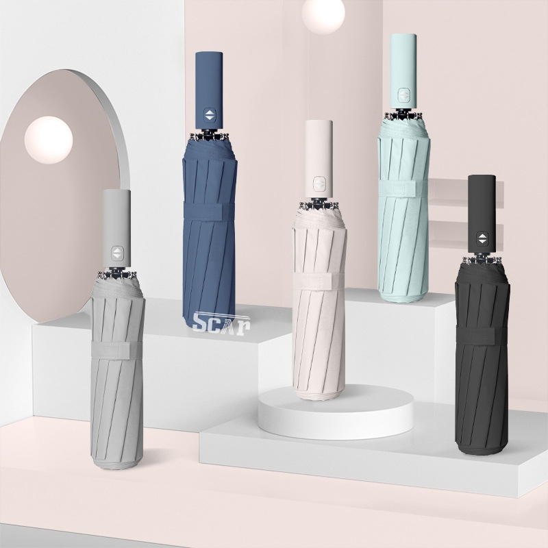 Ô Dù Che Nắng Che Mưa Sử Dụng Ngoài Trời Gấp Gọn Tự Động 2 Chiều 10 Nan, 12 Nan, 24 Nan Kép Cao Cấp