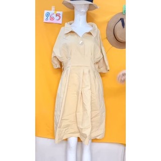 đầm sơmi dập ly size lớn. S865