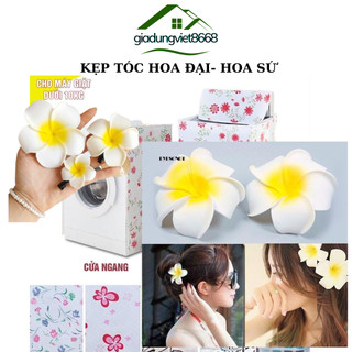 Combo 3 kẹp tóc hoa đại hoa sứ cho bạn gái-phụ kiện kẹp tóc