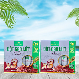 combo 2 Hộp Bột Gạo Lứt x3