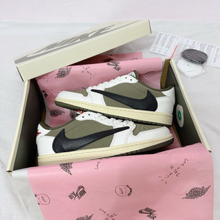 Giày sneaker JD low GS travis olive V2 bản cao cấp full bill box