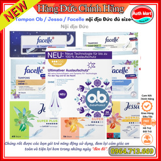 [FREESHIP] -  Băng vệ sinh Tampon Jessa Đức đủ size